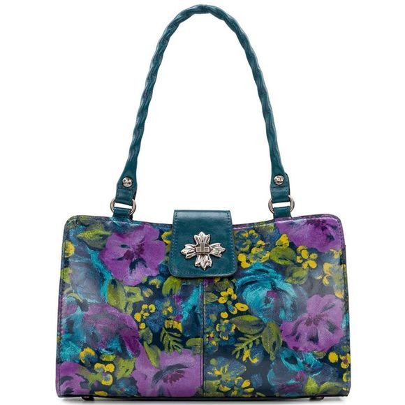Patricia Nash Rosina Satchel in Deep Blue Nature